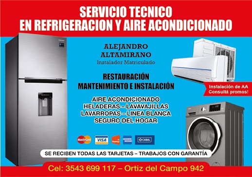 Servicio Tecnico en Refrigeracion y Aire Acondicionado