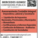 Mercedes Gomez – Contadora Publica