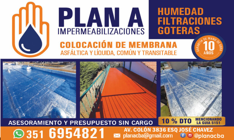 Plan A – Impermeabilizaciones